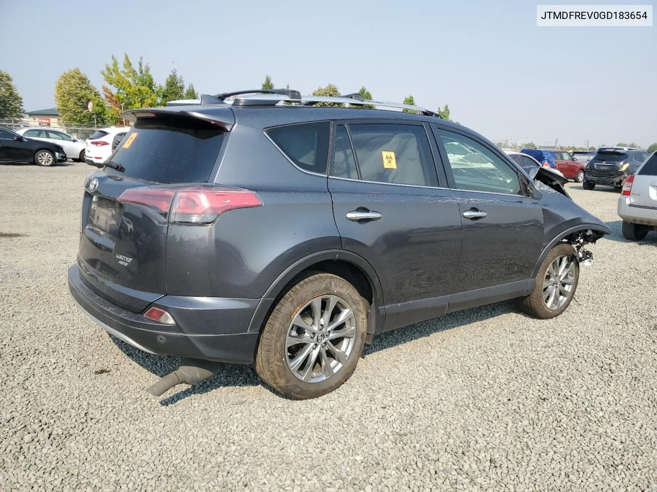 2016 Toyota Rav4 Limited VIN: JTMDFREV0GD183654 Lot: 68421904