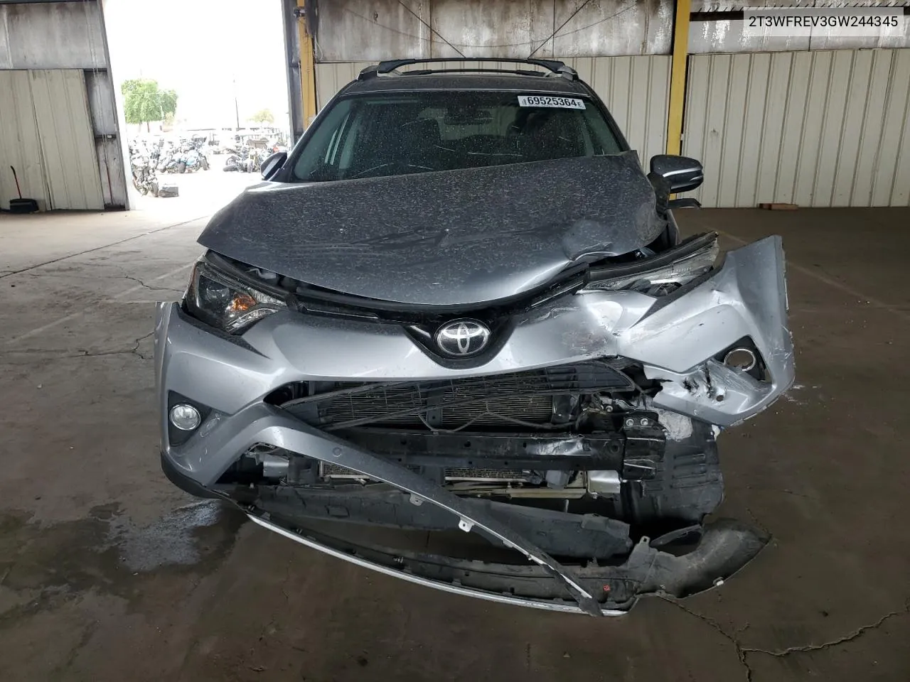 2T3WFREV3GW244345 2016 Toyota Rav4 Xle