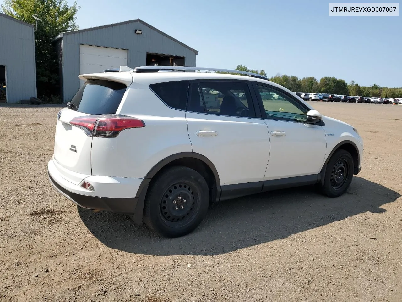 JTMRJREVXGD007067 2016 Toyota Rav4 Hv Xle