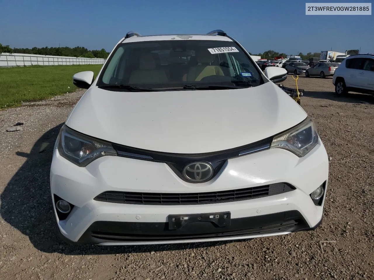 2T3WFREV0GW281885 2016 Toyota Rav4 Xle