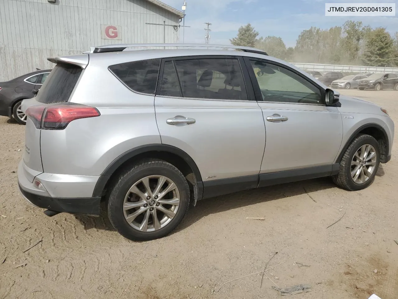 2016 Toyota Rav4 Hv Limited VIN: JTMDJREV2GD041305 Lot: 72204594