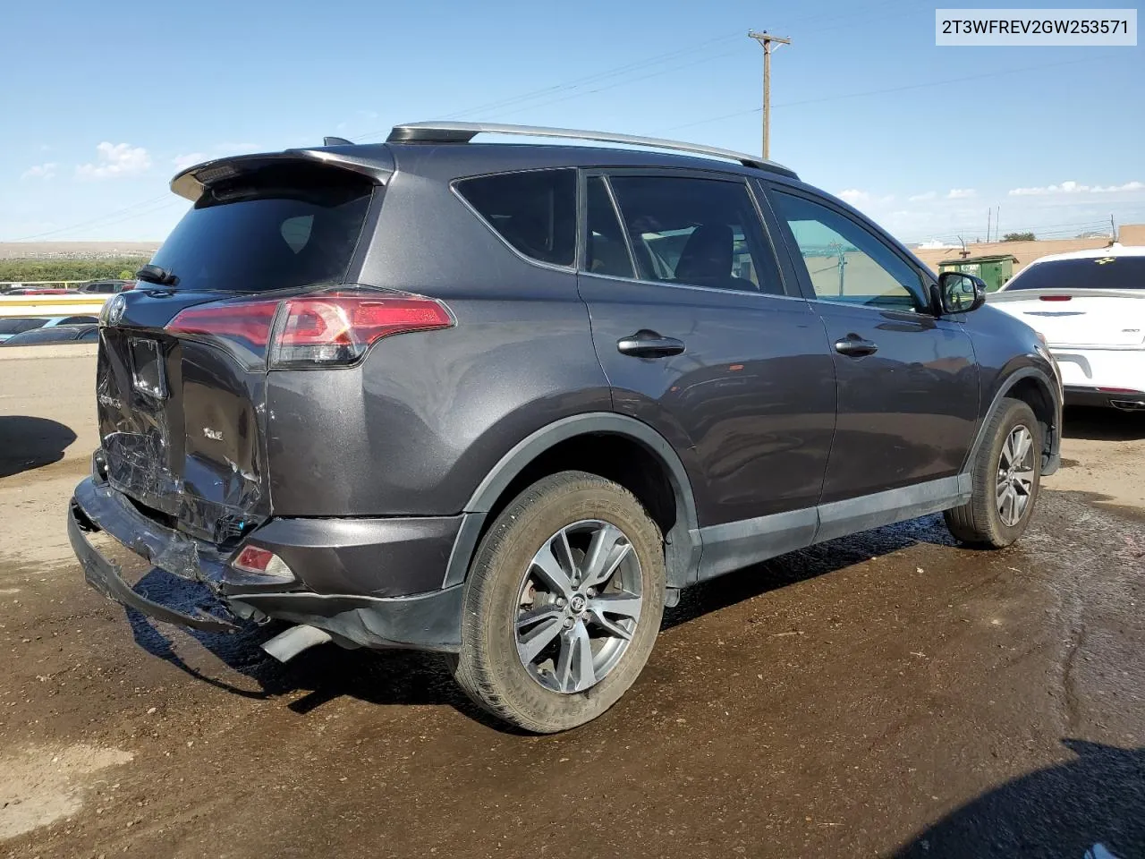 2T3WFREV2GW253571 2016 Toyota Rav4 Xle