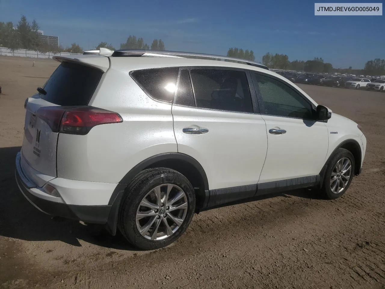 2016 Toyota Rav4 Hv Limited VIN: JTMDJREV6GD005049 Lot: 72375974