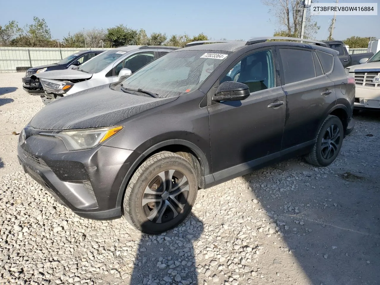 2016 Toyota Rav4 Le VIN: 2T3BFREV8GW416884 Lot: 72823364