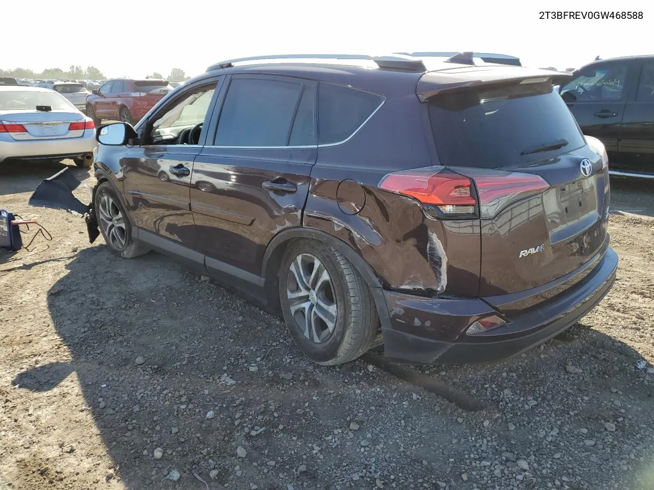 2016 Toyota Rav4 Le VIN: 2T3BFREV0GW468588 Lot: 72924434