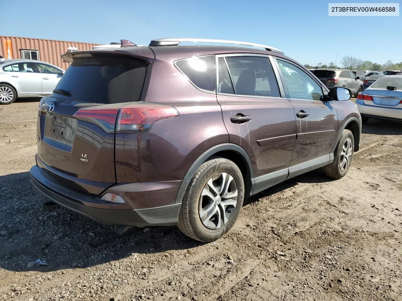 2T3BFREV0GW468588 2016 Toyota Rav4 Le