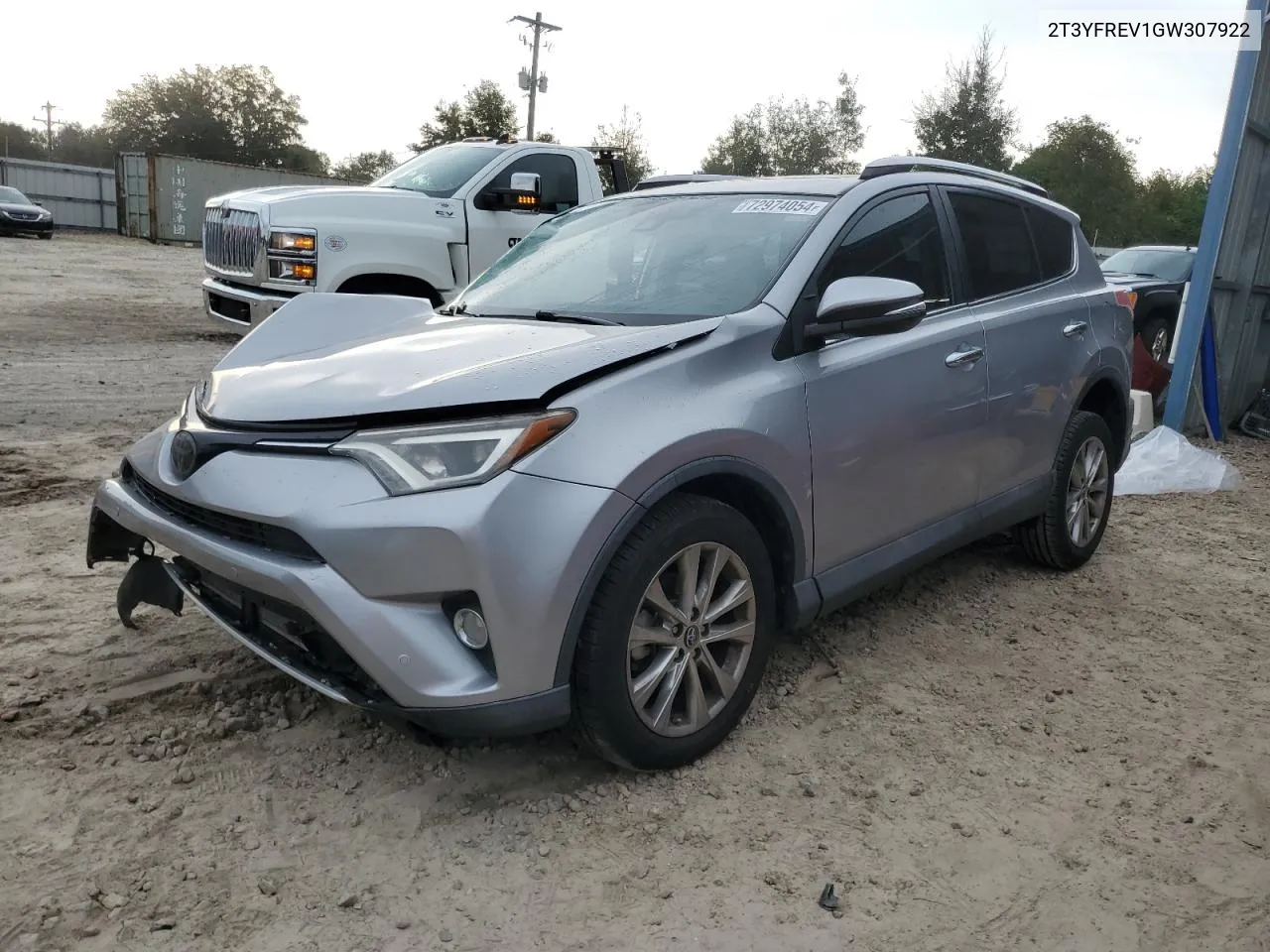 2016 Toyota Rav4 Limited VIN: 2T3YFREV1GW307922 Lot: 72974054