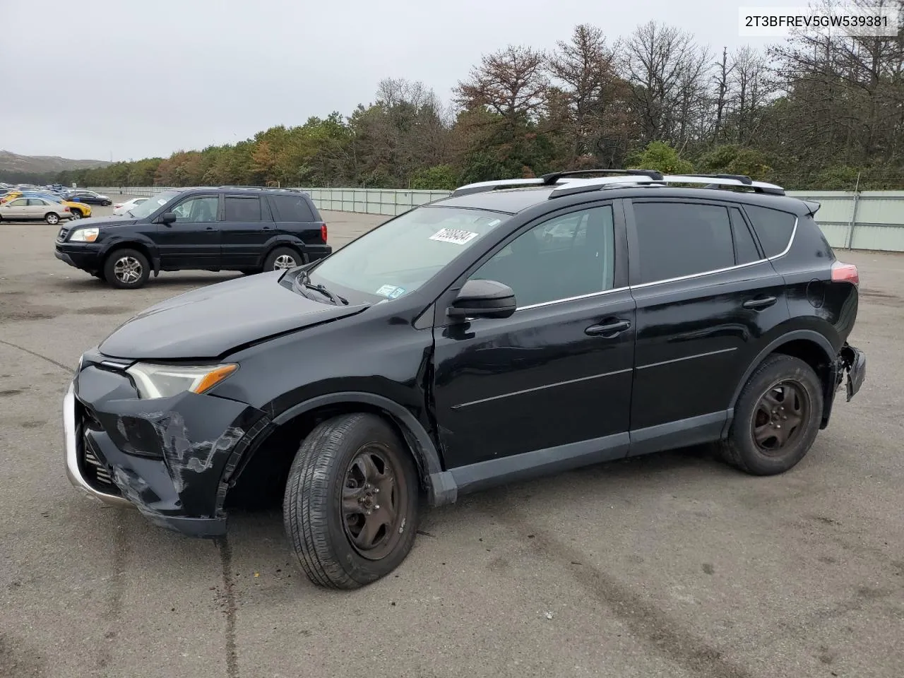 2016 Toyota Rav4 Le VIN: 2T3BFREV5GW539381 Lot: 72988484