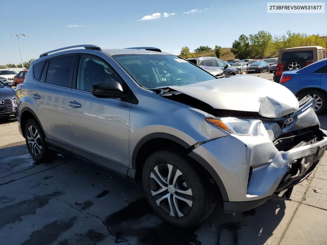 2016 Toyota Rav4 Le VIN: 2T3BFREV5GW531877 Lot: 73422344