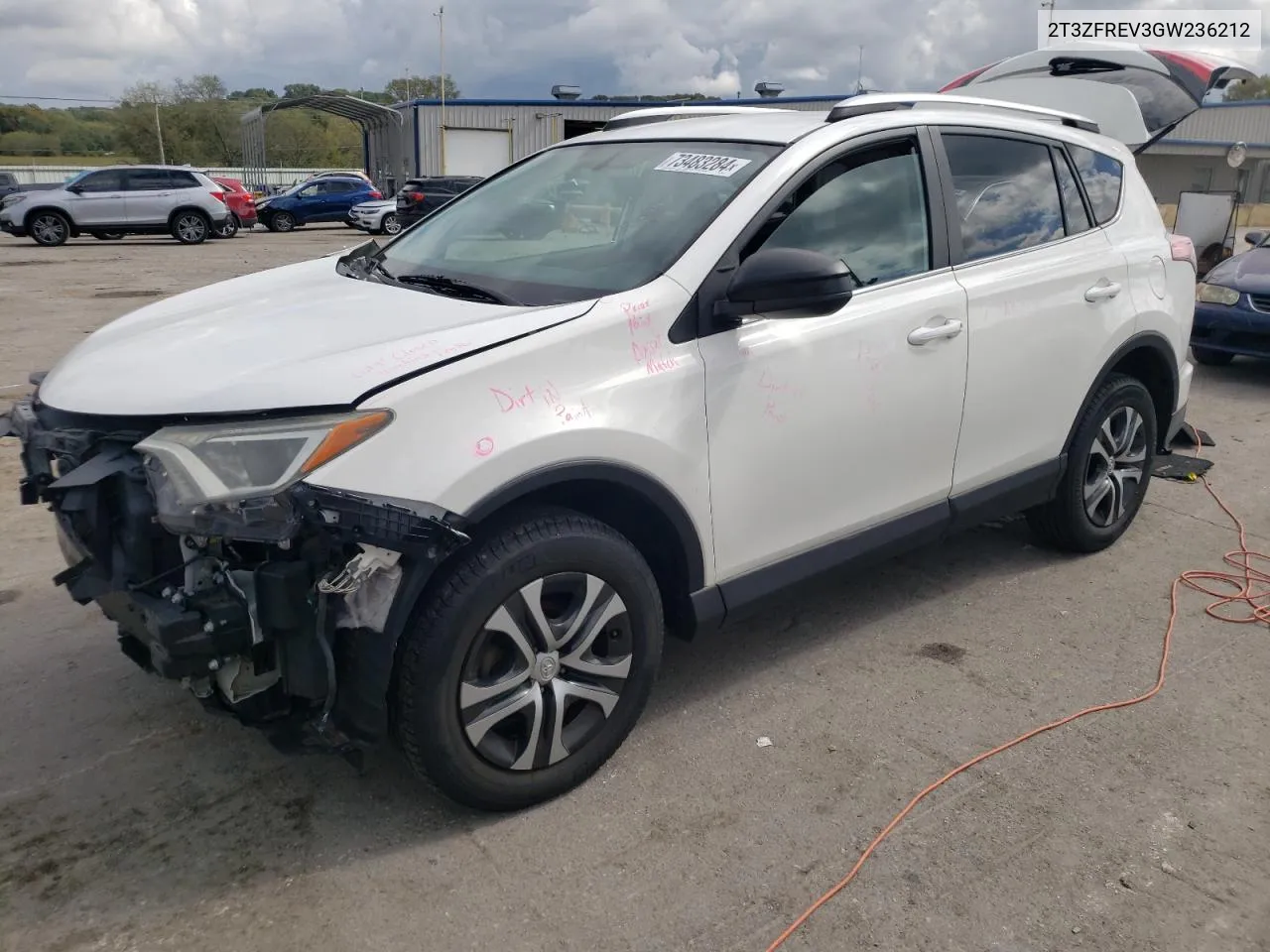 2016 Toyota Rav4 Le VIN: 2T3ZFREV3GW236212 Lot: 73483284