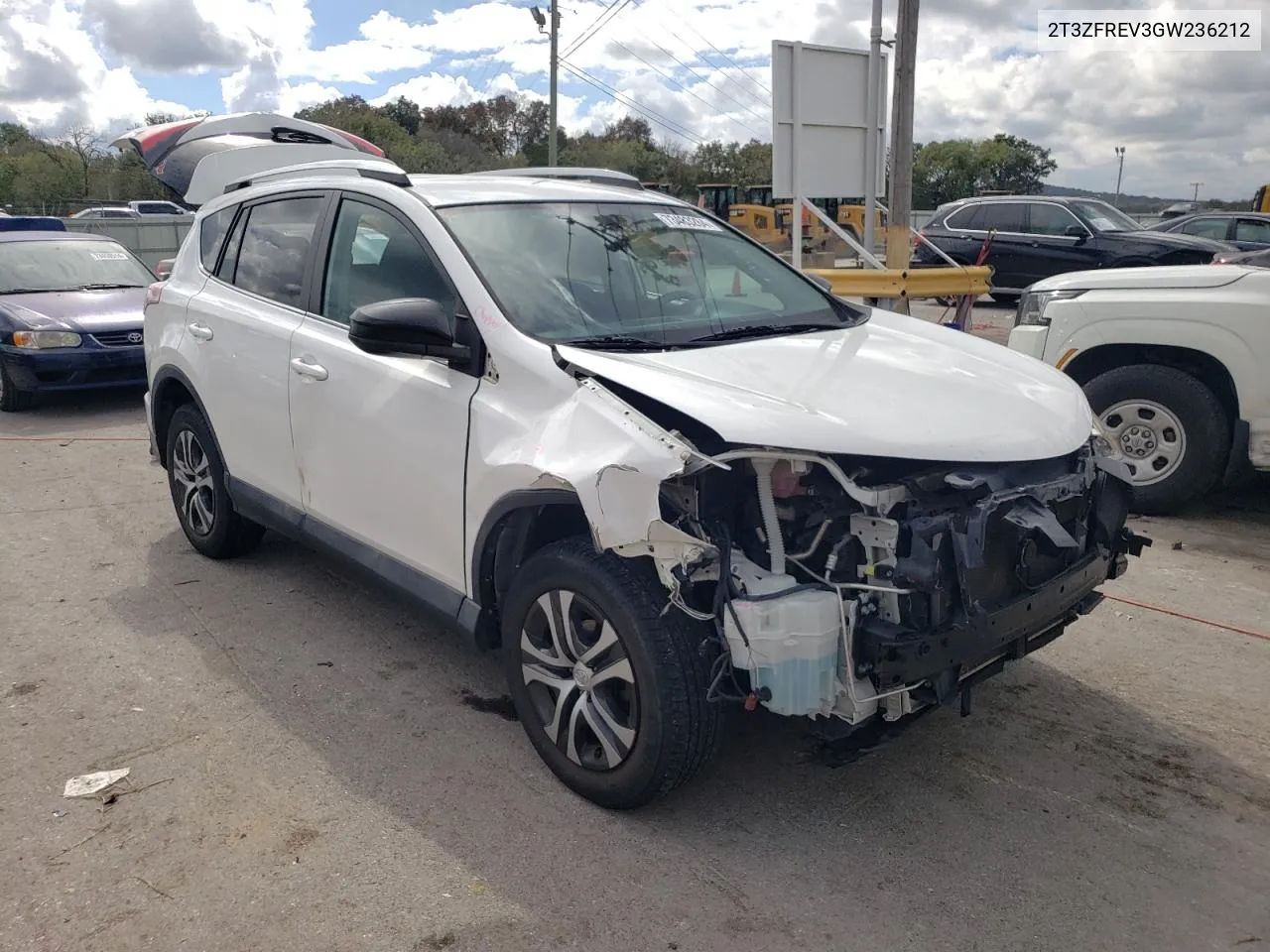 2016 Toyota Rav4 Le VIN: 2T3ZFREV3GW236212 Lot: 73483284