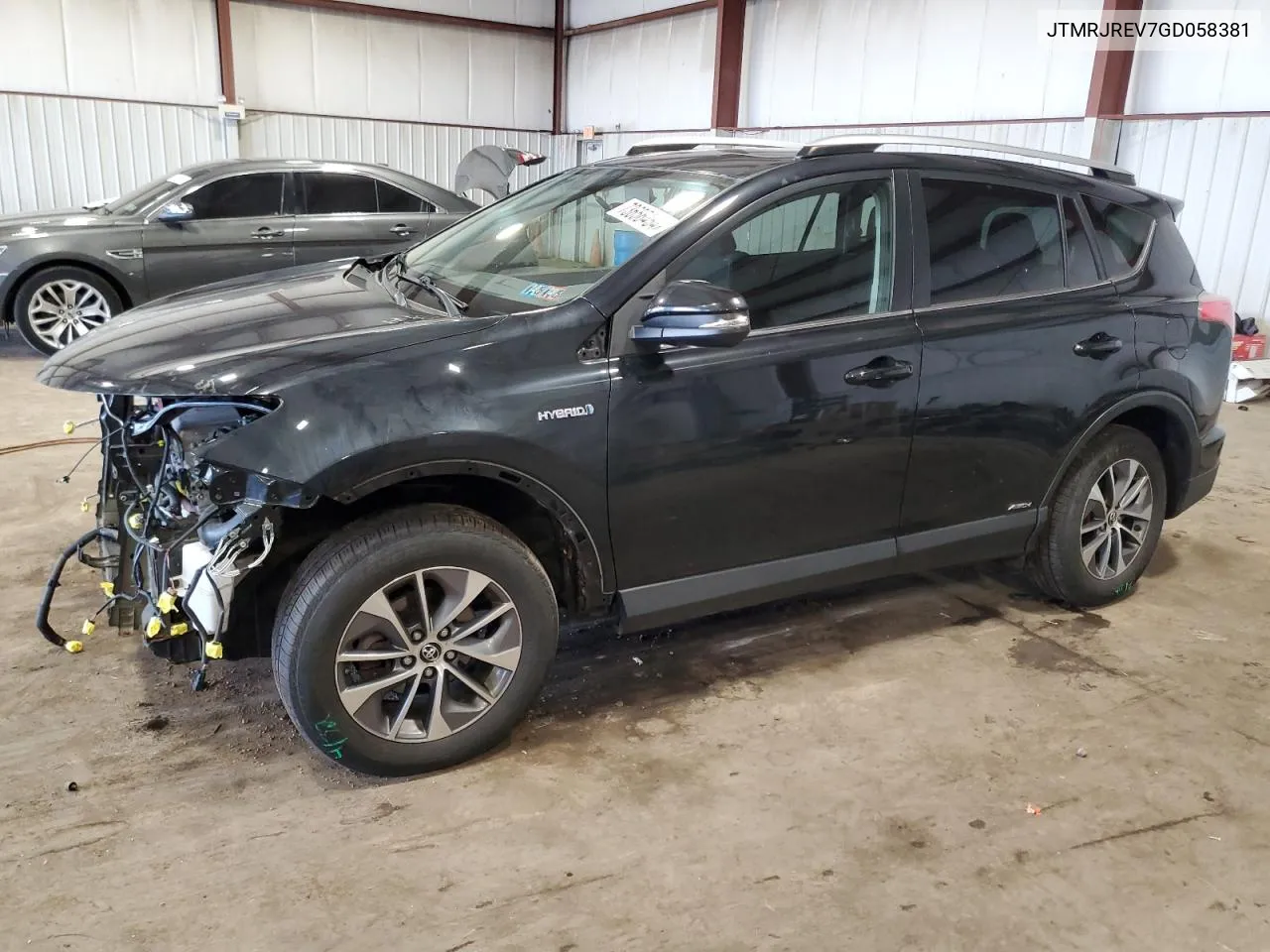 JTMRJREV7GD058381 2016 Toyota Rav4 Hv Xle