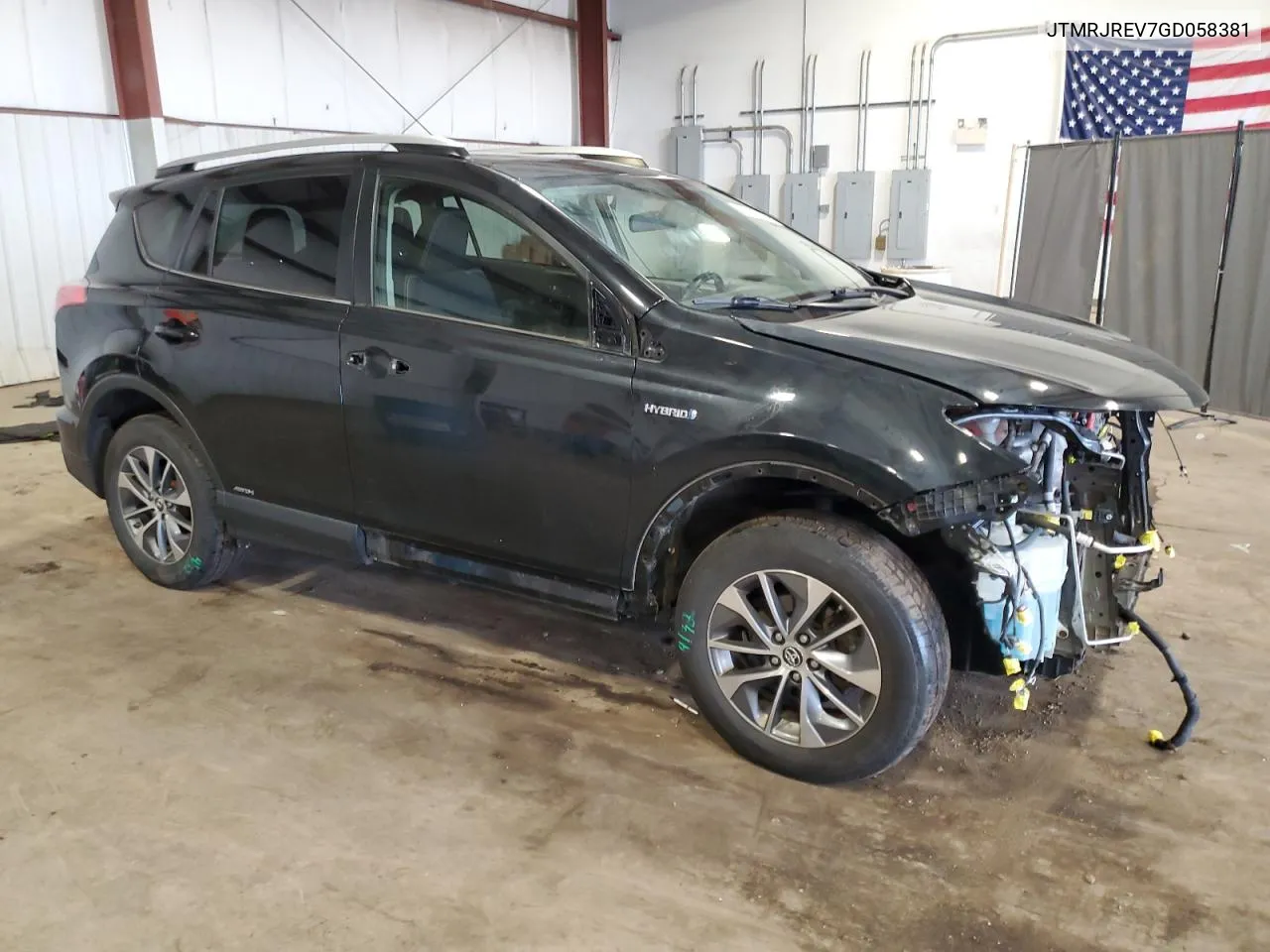 2016 Toyota Rav4 Hv Xle VIN: JTMRJREV7GD058381 Lot: 73656454