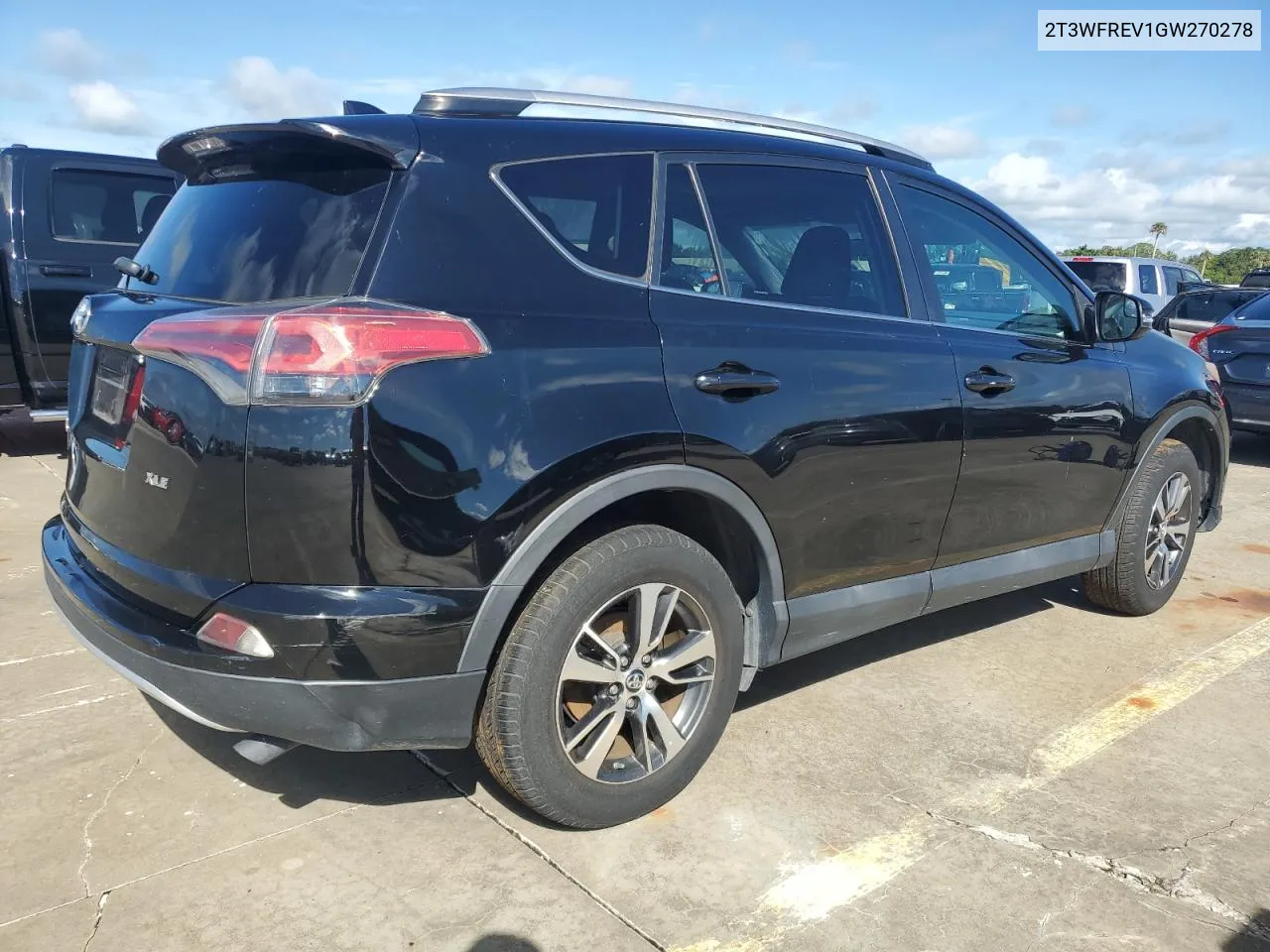 2T3WFREV1GW270278 2016 Toyota Rav4 Xle