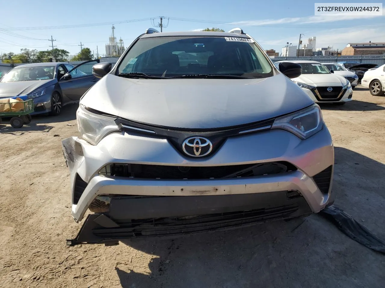 2016 Toyota Rav4 Le VIN: 2T3ZFREVXGW244372 Lot: 74115624