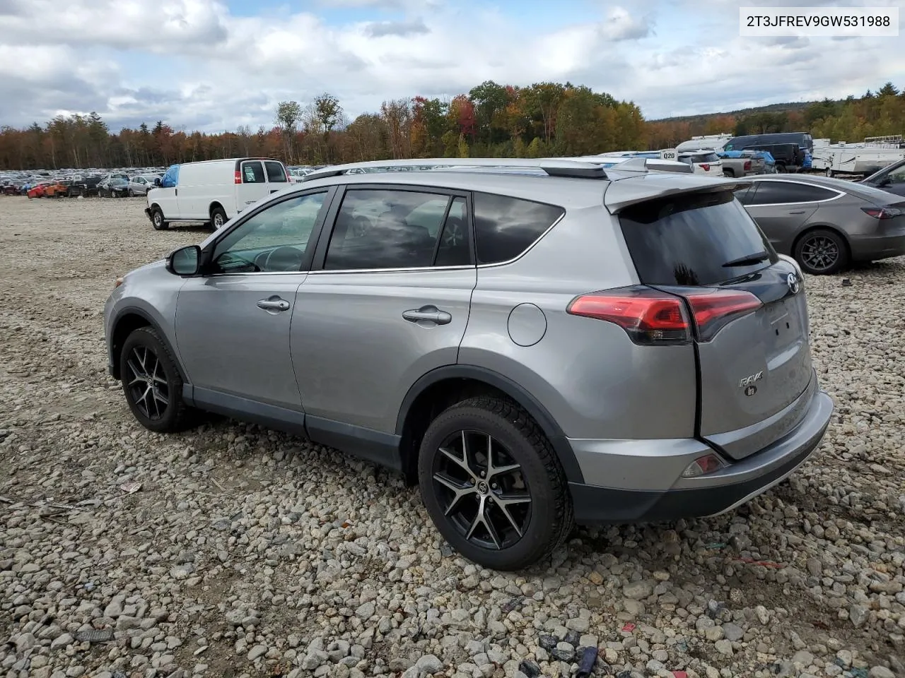 2016 Toyota Rav4 Se VIN: 2T3JFREV9GW531988 Lot: 75314604