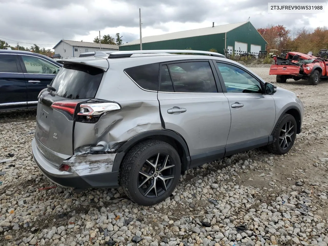 2016 Toyota Rav4 Se VIN: 2T3JFREV9GW531988 Lot: 75314604