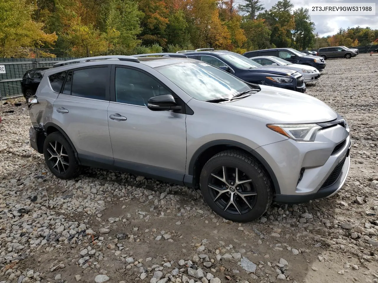 2016 Toyota Rav4 Se VIN: 2T3JFREV9GW531988 Lot: 75314604