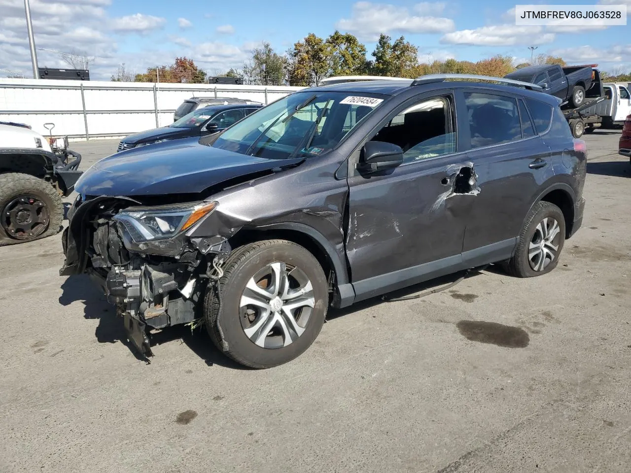 2016 Toyota Rav4 Le VIN: JTMBFREV8GJ063528 Lot: 76204584