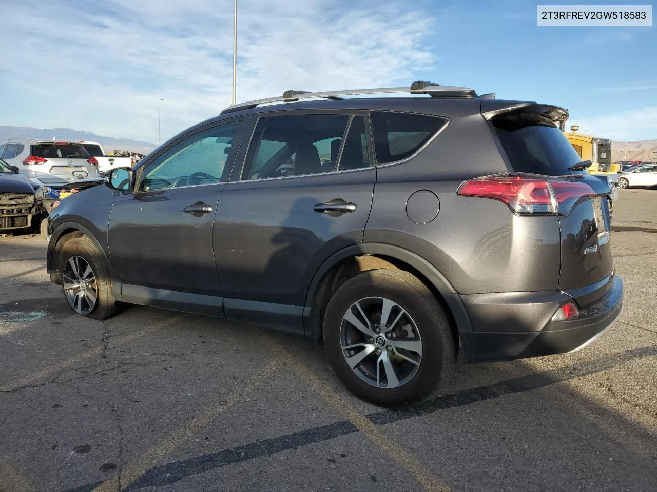 2016 Toyota Rav4 Xle VIN: 2T3RFREV2GW518583 Lot: 76604294