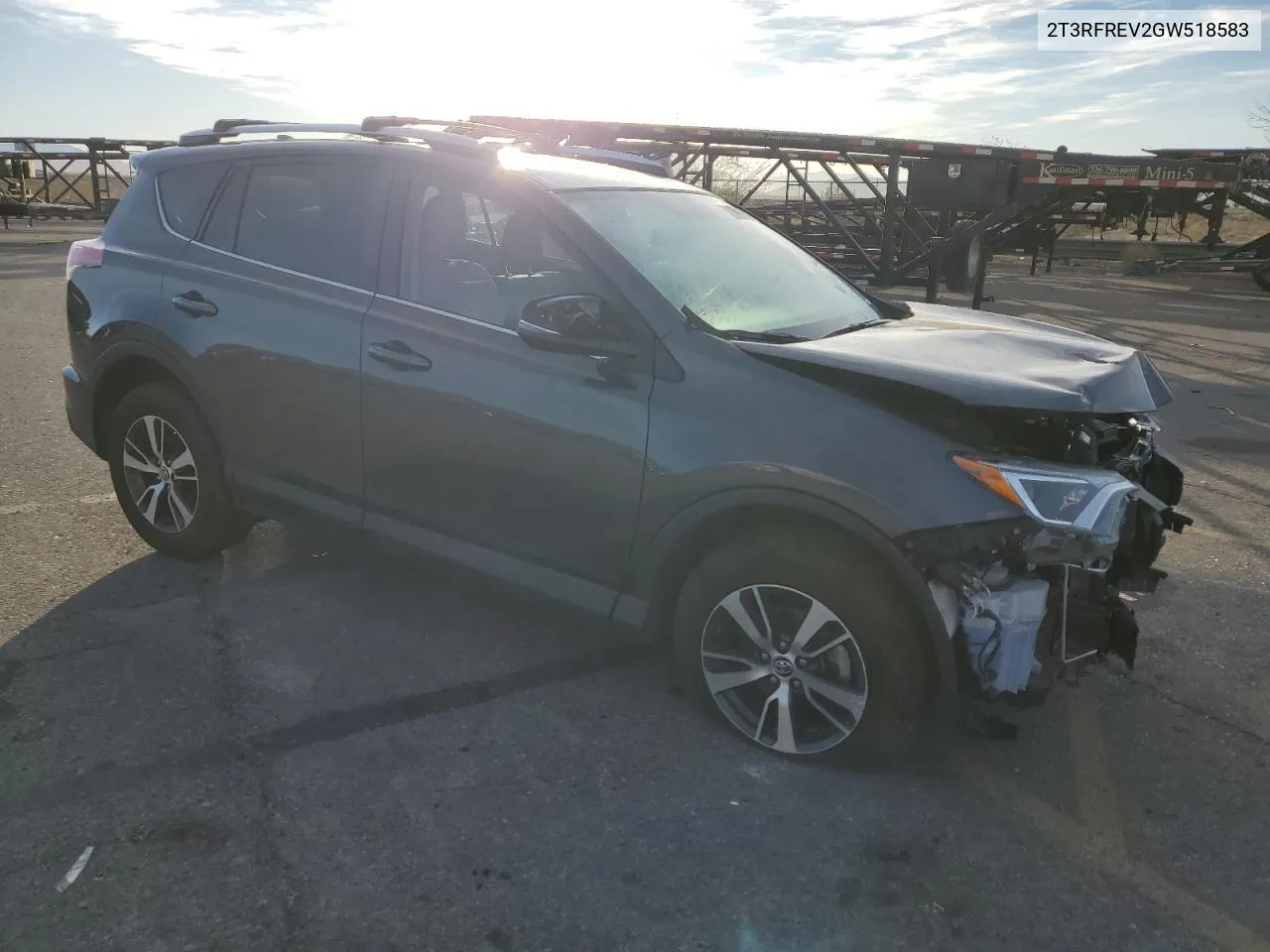 2016 Toyota Rav4 Xle VIN: 2T3RFREV2GW518583 Lot: 76604294