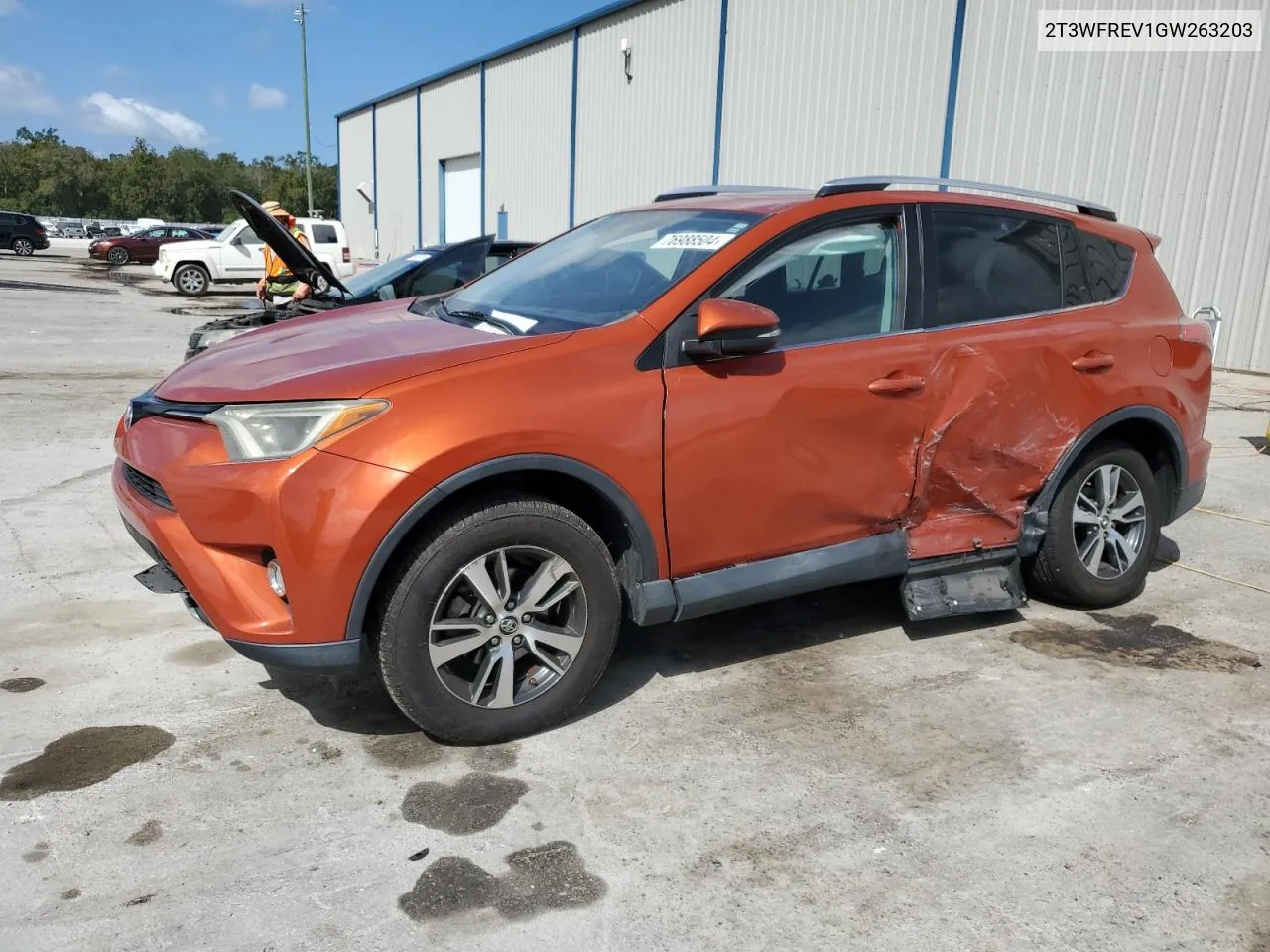 2016 Toyota Rav4 Xle VIN: 2T3WFREV1GW263203 Lot: 76988504