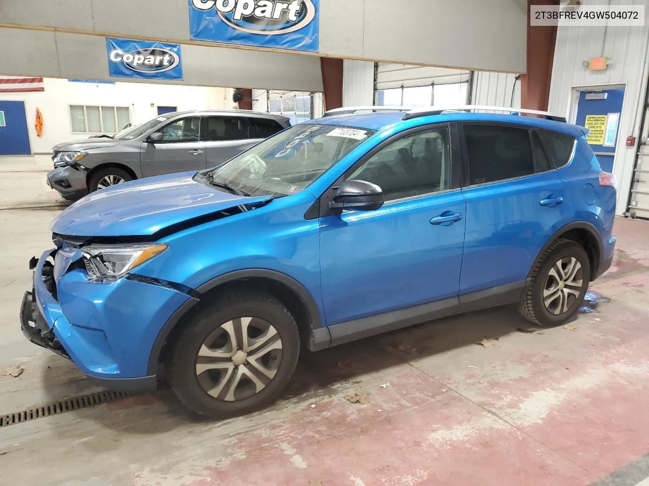 2016 Toyota Rav4 Le VIN: 2T3BFREV4GW504072 Lot: 77103704