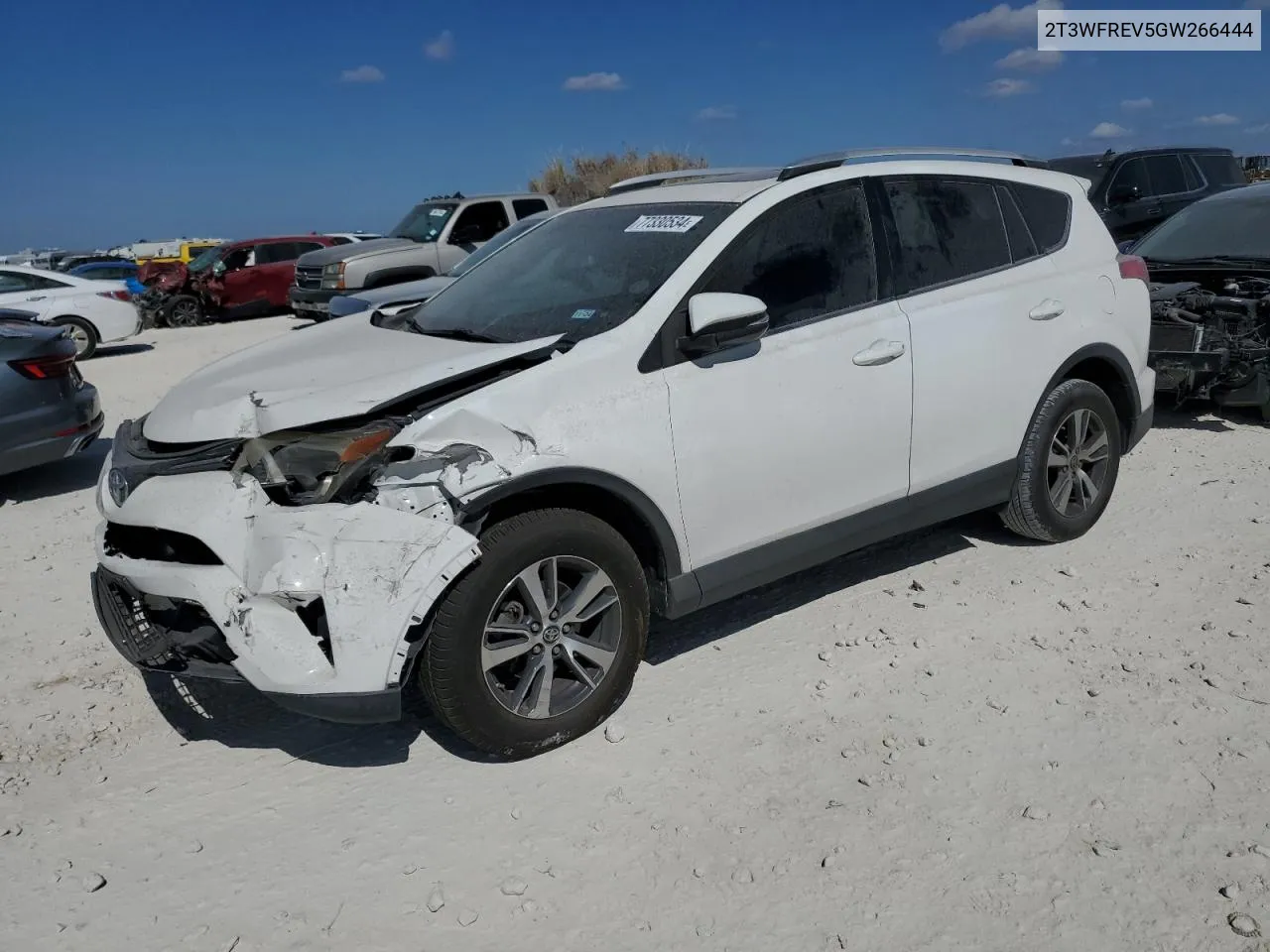 2016 Toyota Rav4 Xle VIN: 2T3WFREV5GW266444 Lot: 77330534