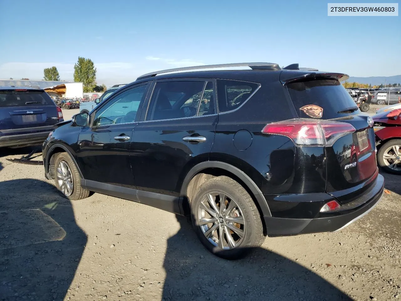 2016 Toyota Rav4 Limited VIN: 2T3DFREV3GW460803 Lot: 77398324