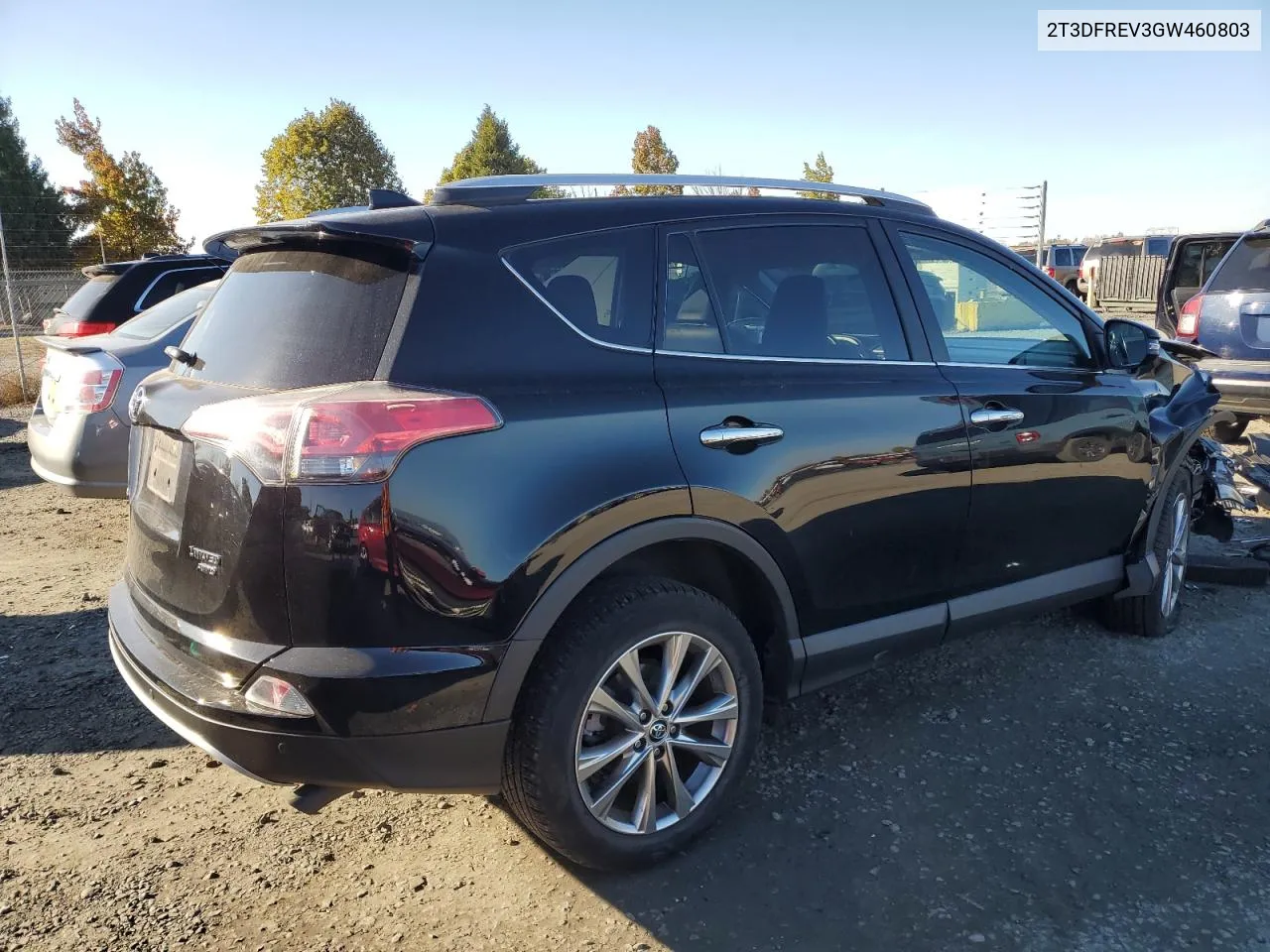 2016 Toyota Rav4 Limited VIN: 2T3DFREV3GW460803 Lot: 77398324