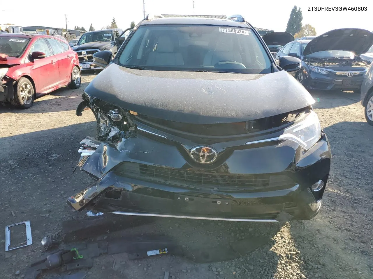 2016 Toyota Rav4 Limited VIN: 2T3DFREV3GW460803 Lot: 77398324