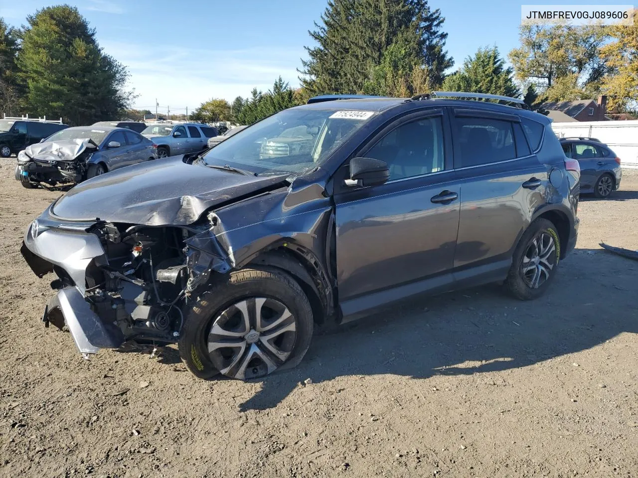 JTMBFREV0GJ089606 2016 Toyota Rav4 Le