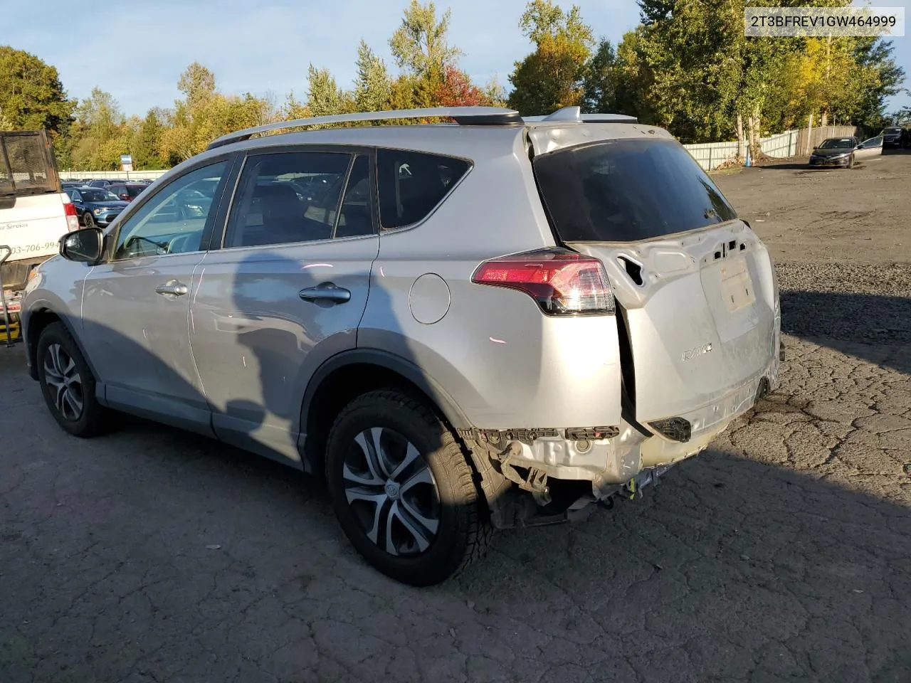 2016 Toyota Rav4 Le VIN: 2T3BFREV1GW464999 Lot: 77613224