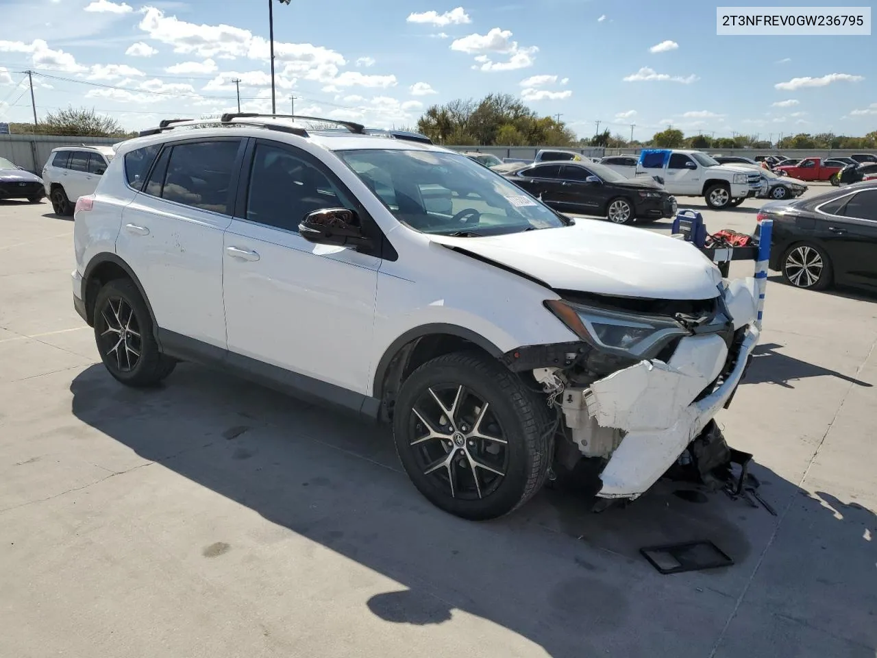 2016 Toyota Rav4 Se VIN: 2T3NFREV0GW236795 Lot: 77757224