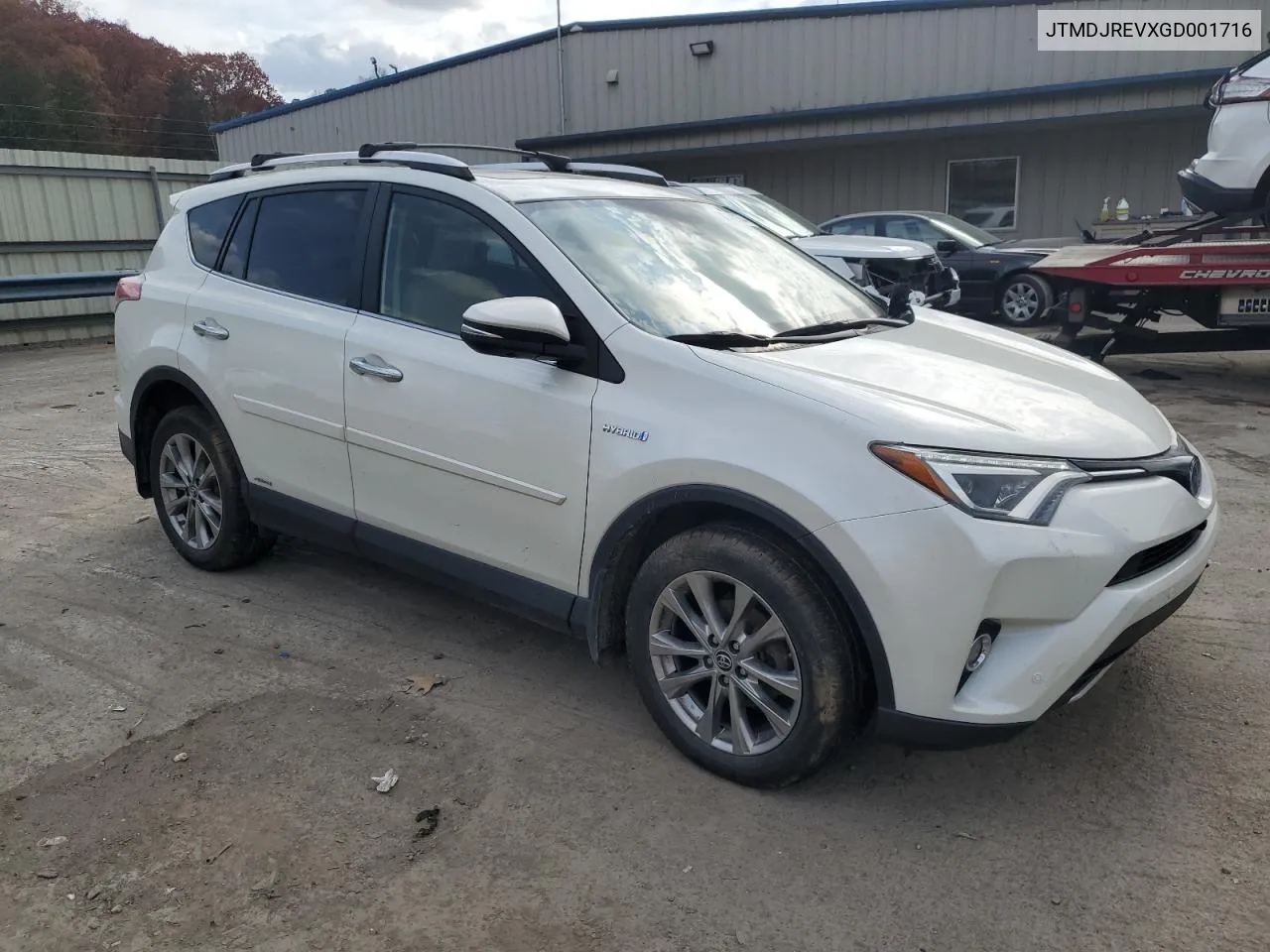 2016 Toyota Rav4 Hv Limited VIN: JTMDJREVXGD001716 Lot: 77840274