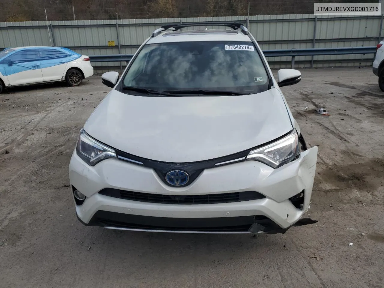 2016 Toyota Rav4 Hv Limited VIN: JTMDJREVXGD001716 Lot: 77840274