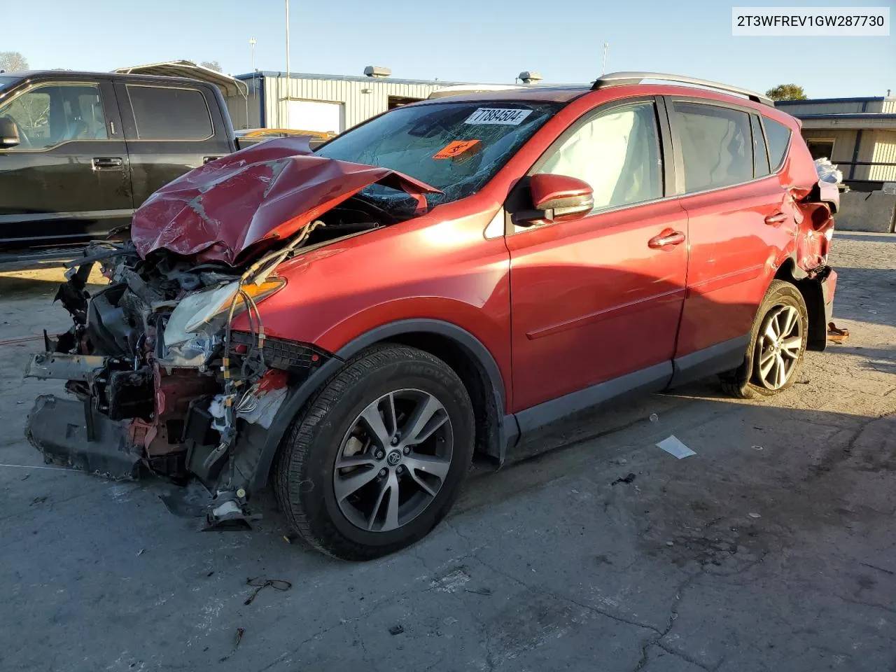 2016 Toyota Rav4 Xle VIN: 2T3WFREV1GW287730 Lot: 77884504