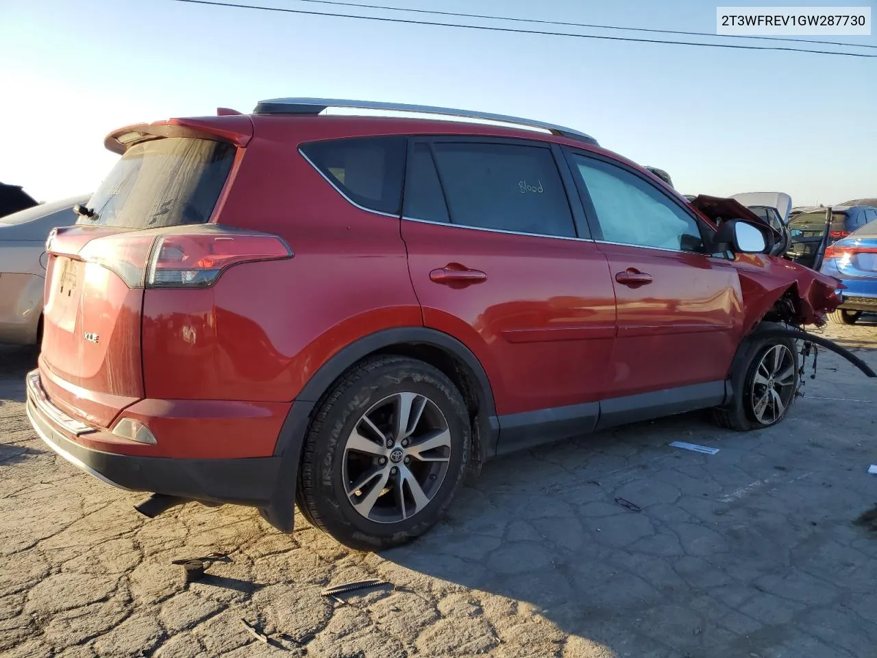 2T3WFREV1GW287730 2016 Toyota Rav4 Xle