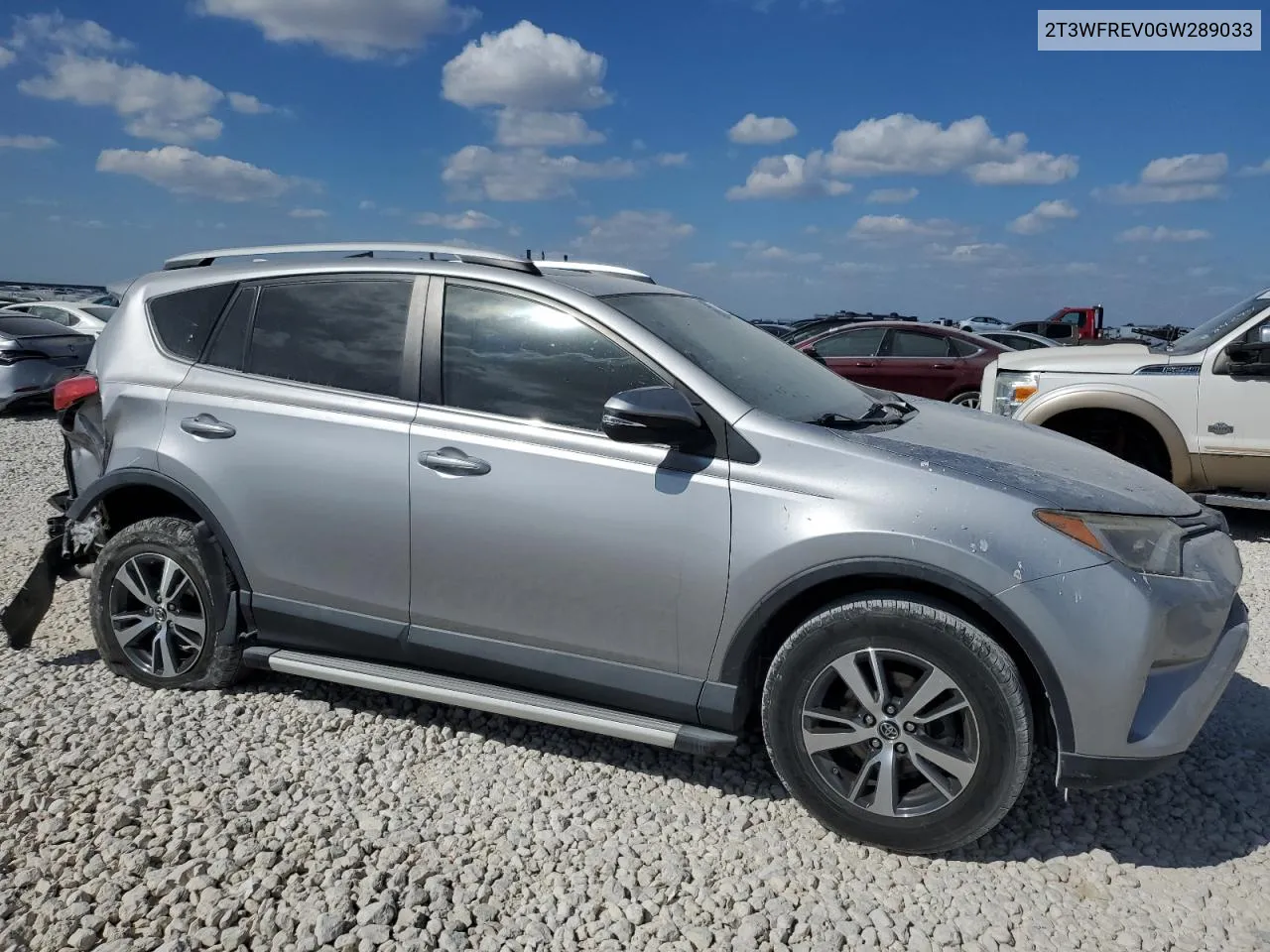 2016 Toyota Rav4 Xle VIN: 2T3WFREV0GW289033 Lot: 77944654