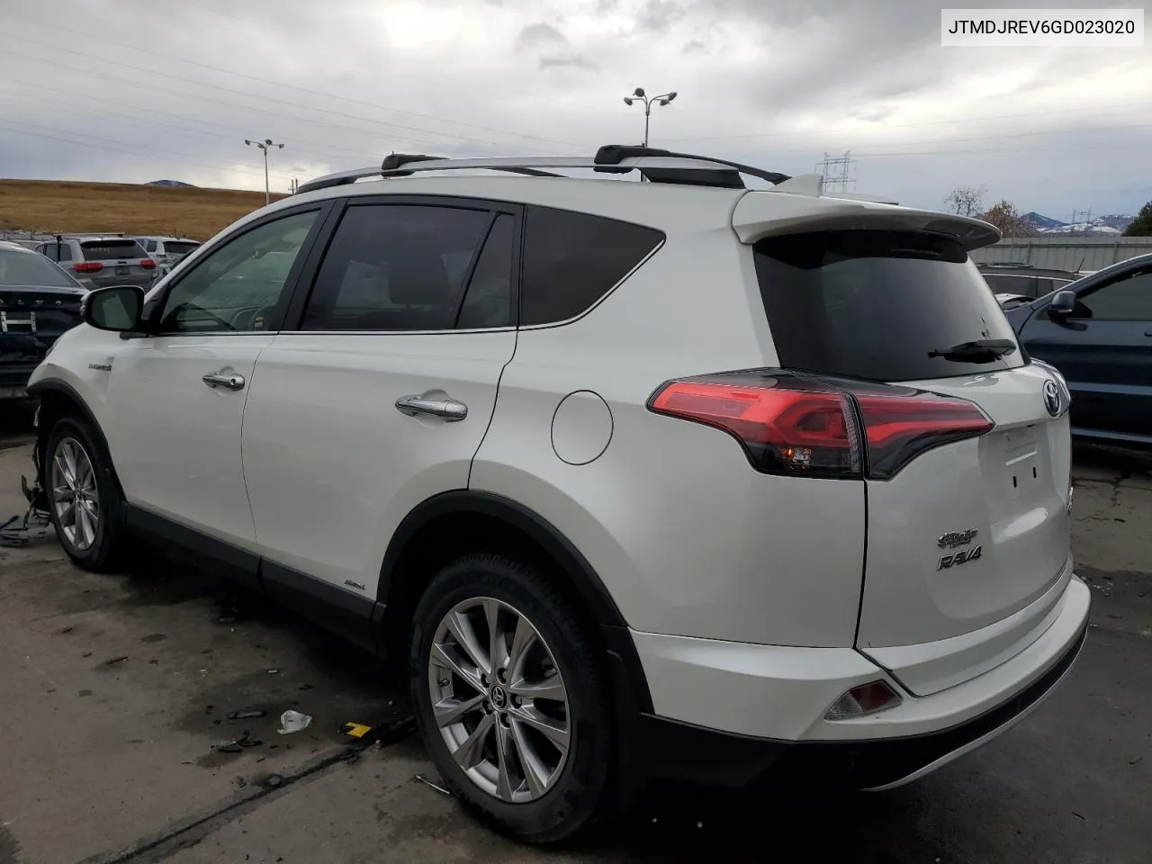 2016 Toyota Rav4 Hv Limited VIN: JTMDJREV6GD023020 Lot: 78003404