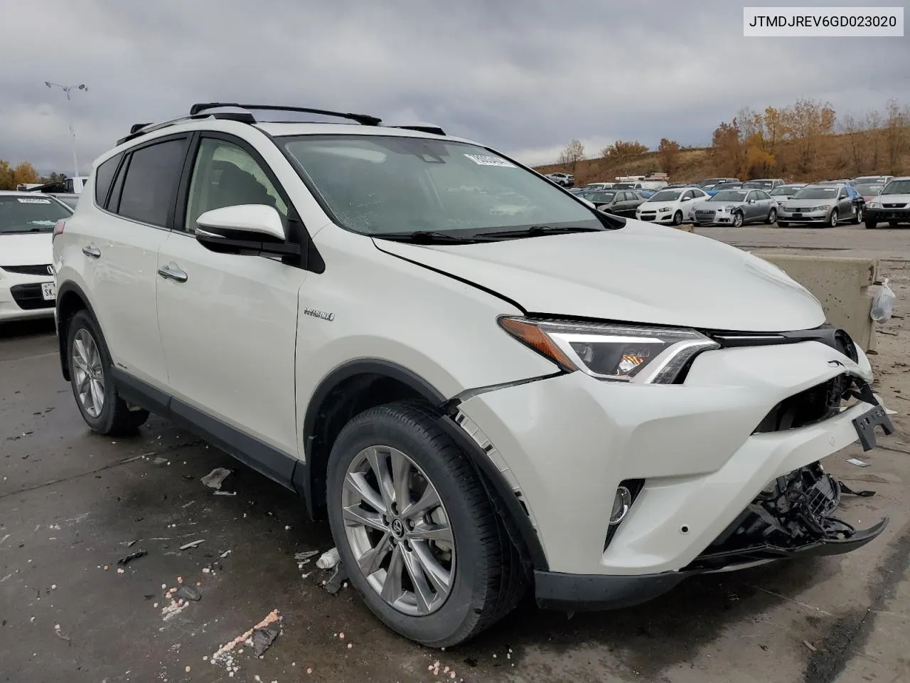 2016 Toyota Rav4 Hv Limited VIN: JTMDJREV6GD023020 Lot: 78003404