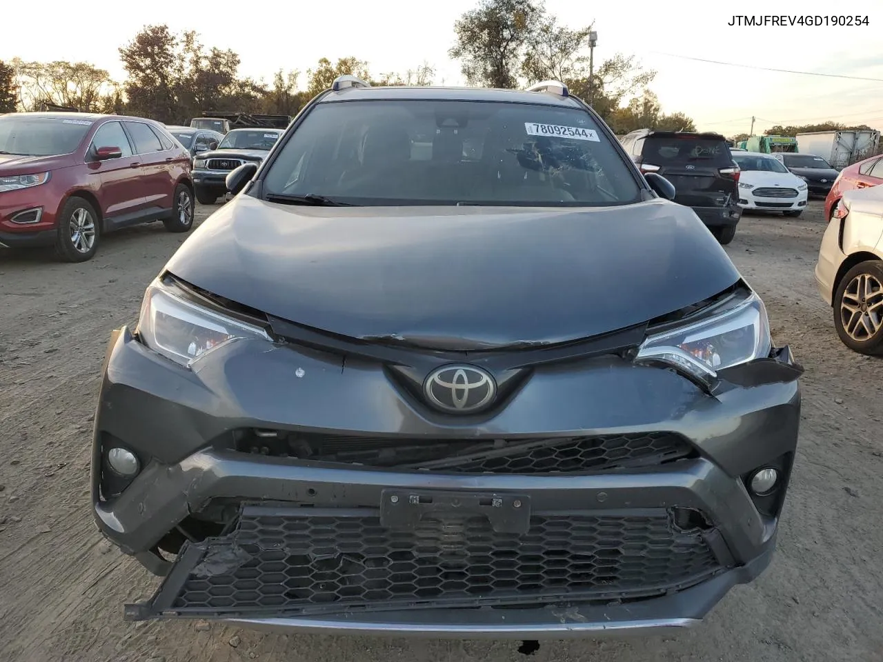 2016 Toyota Rav4 Se VIN: JTMJFREV4GD190254 Lot: 78092544