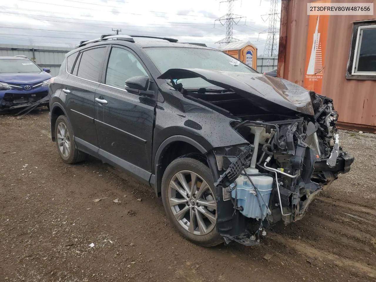 2016 Toyota Rav4 Limited VIN: 2T3DFREV8GW487656 Lot: 78103024