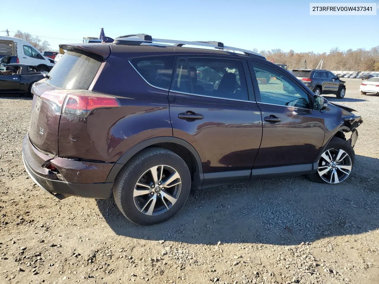 2016 Toyota Rav4 Xle VIN: 2T3RFREV0GW437341 Lot: 78551184