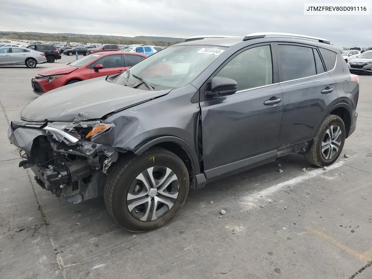 2016 Toyota Rav4 Le VIN: JTMZFREV8GD091116 Lot: 78656464