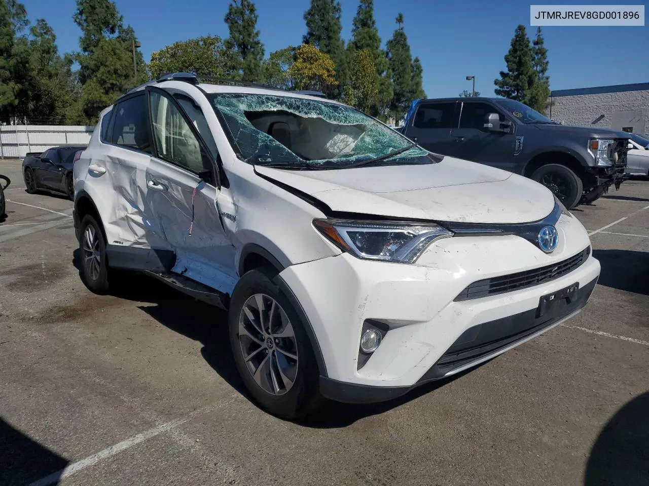 2016 Toyota Rav4 Hv Xle VIN: JTMRJREV8GD001896 Lot: 78752154