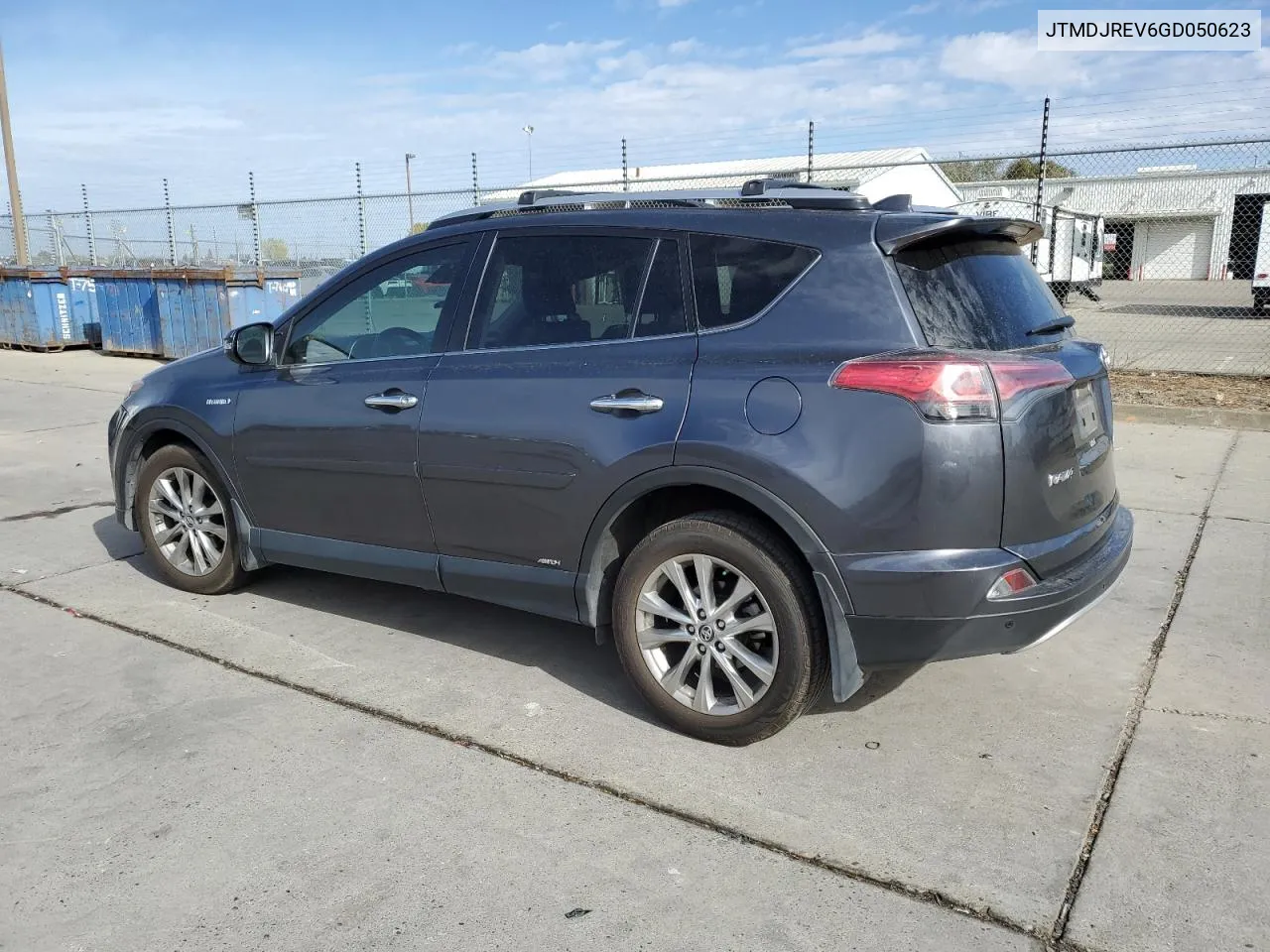 2016 Toyota Rav4 Hv Limited VIN: JTMDJREV6GD050623 Lot: 78857624