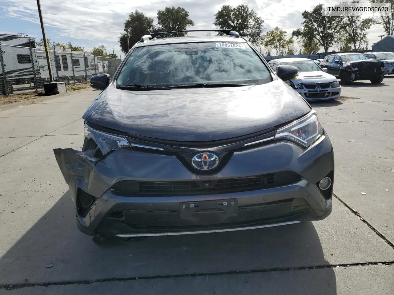 2016 Toyota Rav4 Hv Limited VIN: JTMDJREV6GD050623 Lot: 78857624