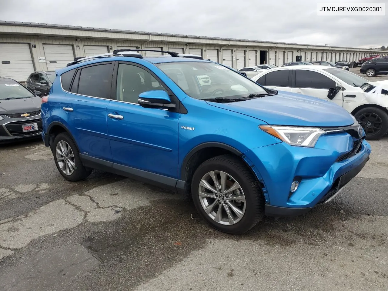 2016 Toyota Rav4 Hv Limited VIN: JTMDJREVXGD020301 Lot: 78879704