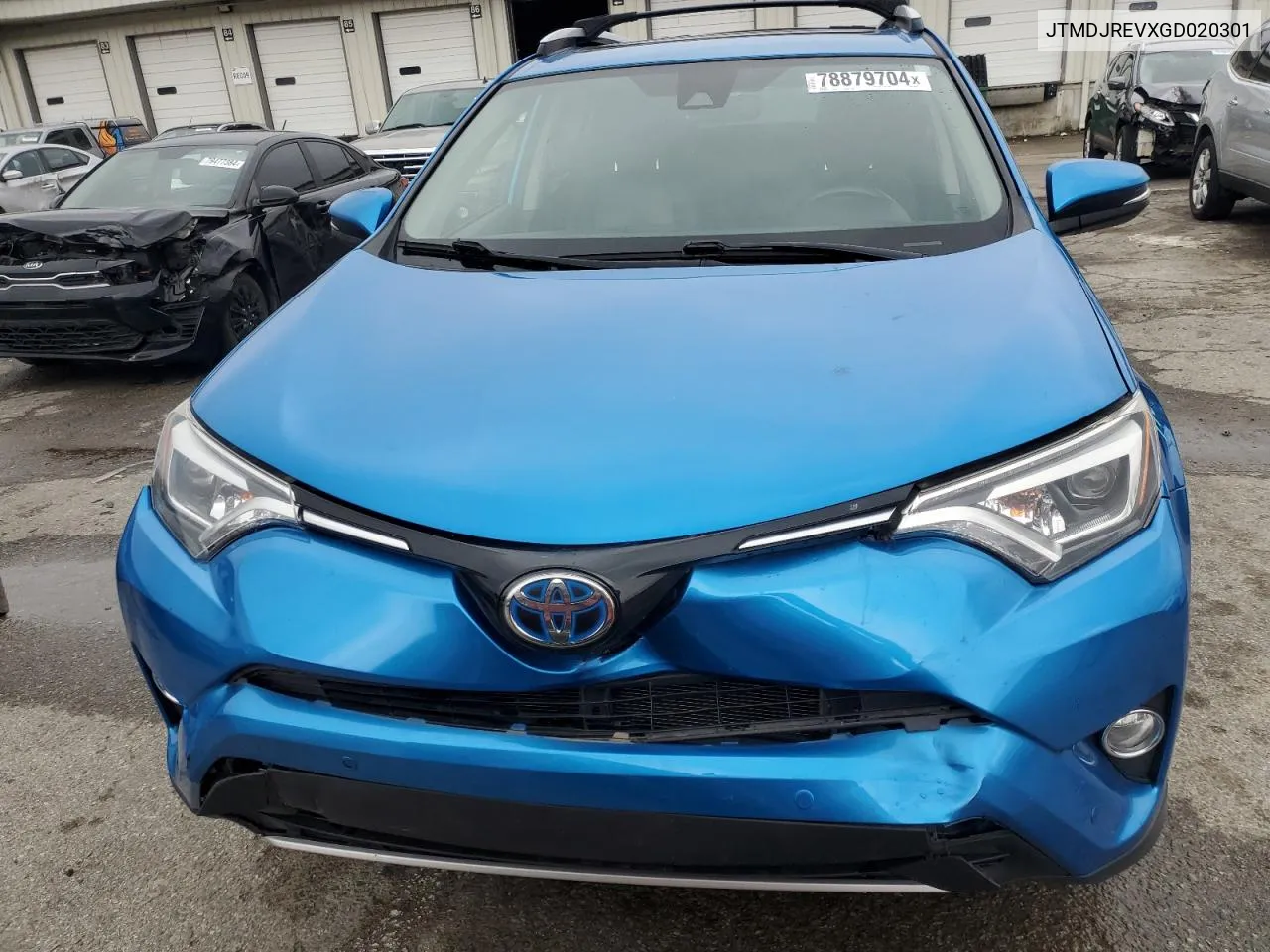 2016 Toyota Rav4 Hv Limited VIN: JTMDJREVXGD020301 Lot: 78879704